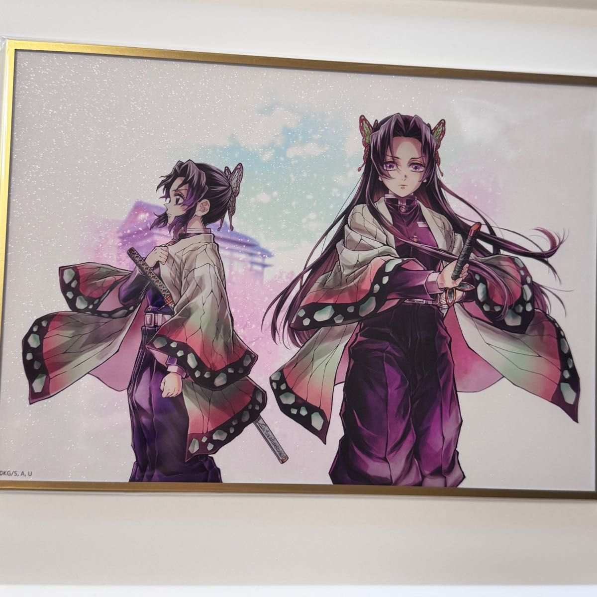 鬼滅の刃 コミケ c106 リアルwebshopくじ B賞 アクリル色紙 胡蝶しのぶ