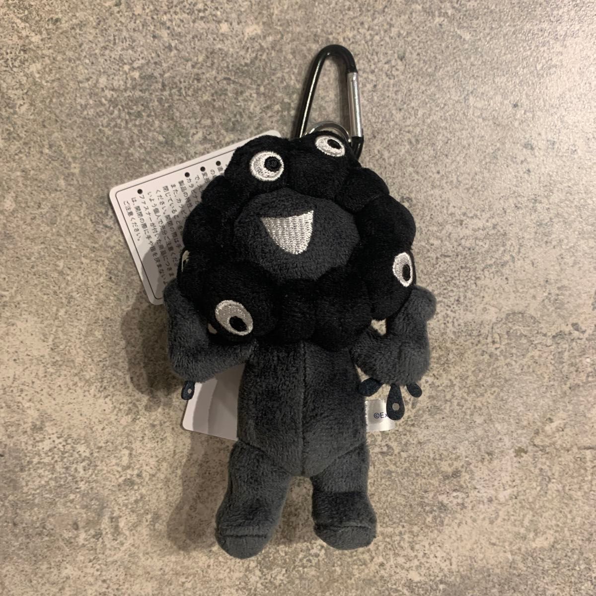 大阪万博 黒ミャクミャク カラビナ付きマスコット ブラック 立ち