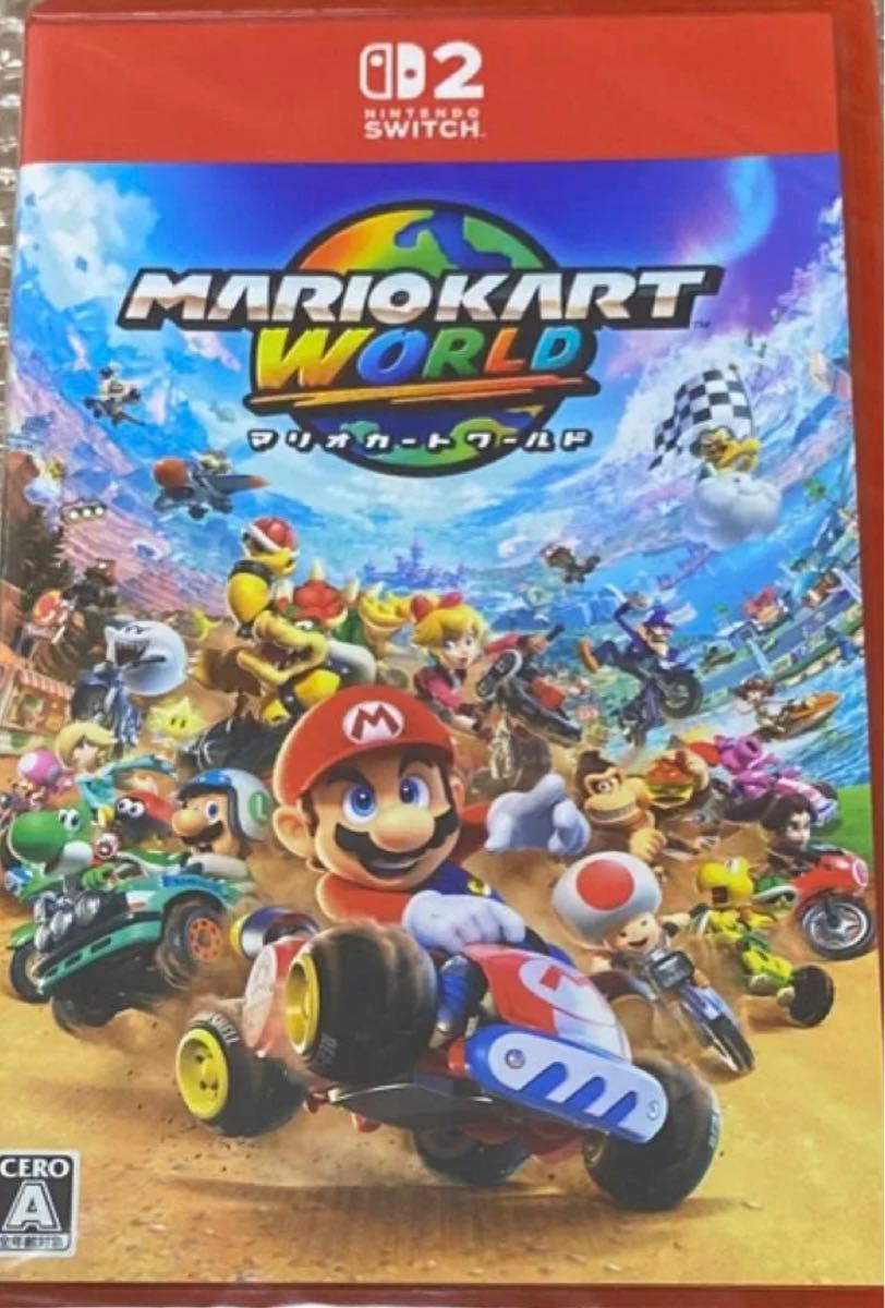 Nintendo Switch2 マリオカート ワールド ソフト パッケージ版 新品 未