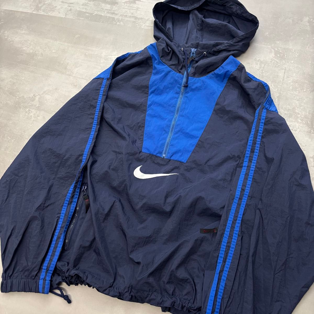 archive 90s nike half zip pullover 90s 銀タグ ナイキ ハーフジップ