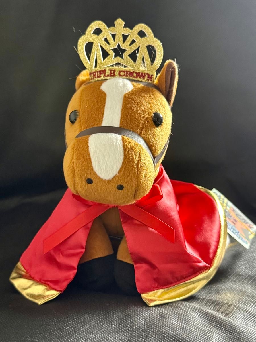 競馬 アイドルホースぬいぐるみ 10周年記念バージョン 三冠馬3種セット