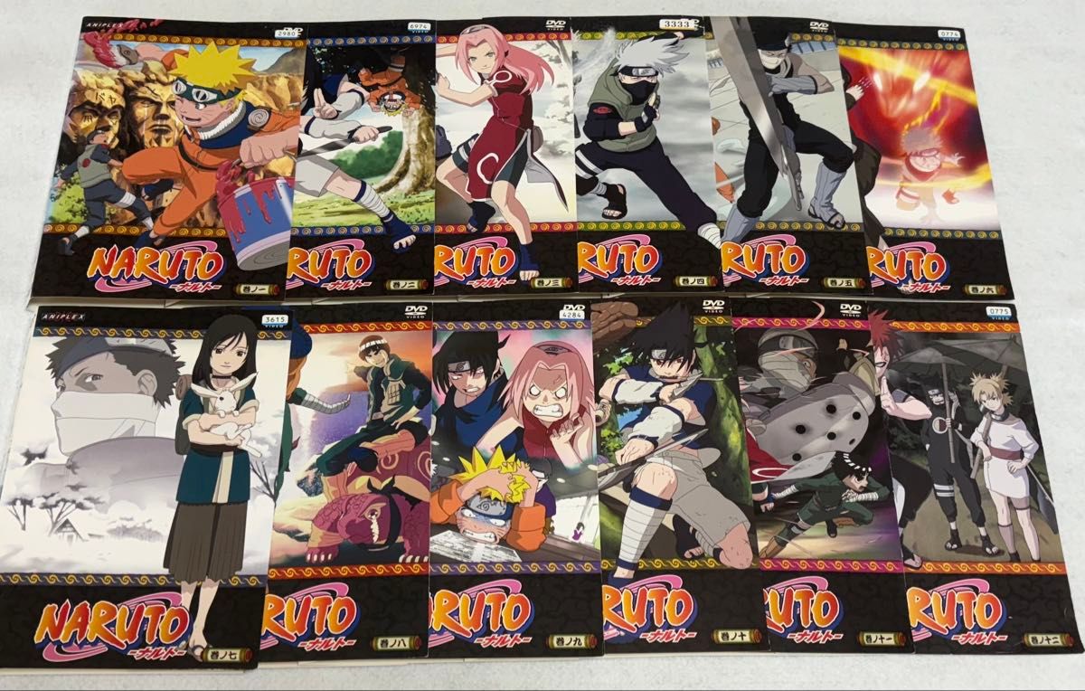 NARUTO ナルト DVD 全12巻 全巻セット｜Yahoo!フリマ（旧PayPayフリマ）