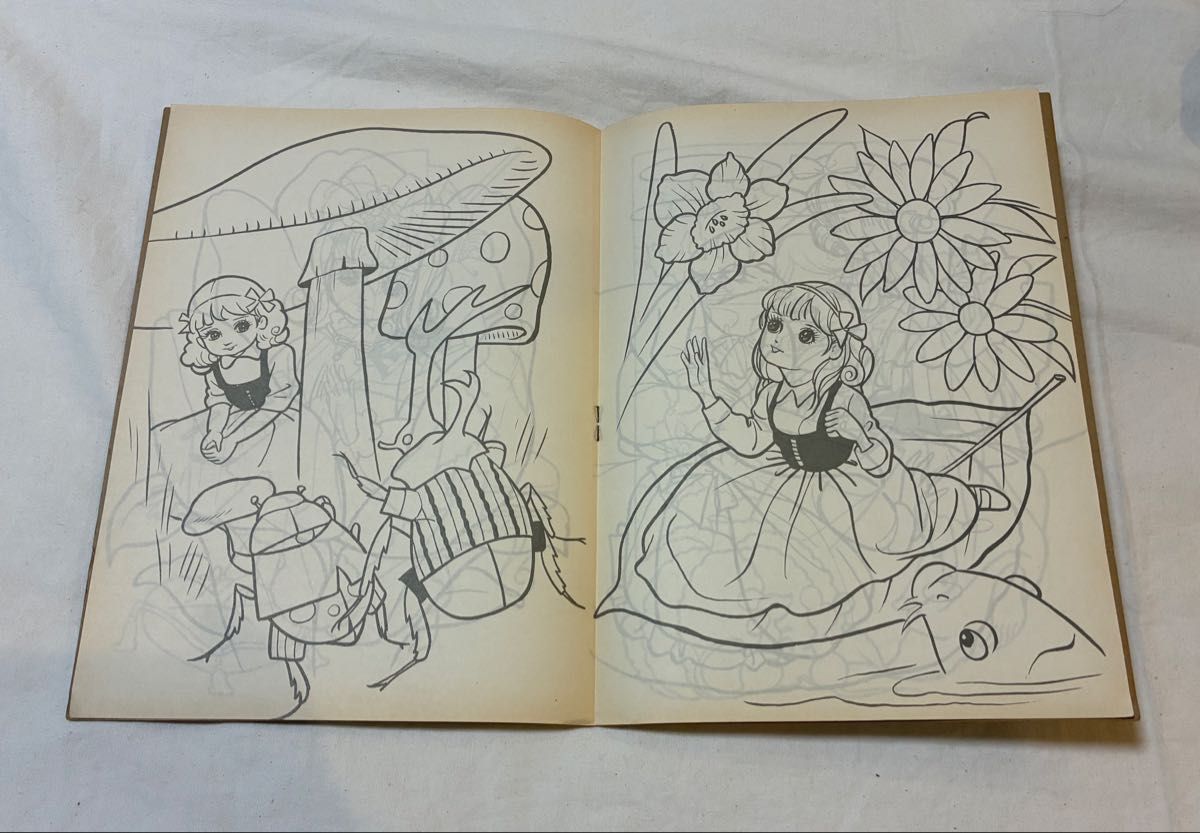 激レア レトロ アンティーク ぬりえ ゴールデンぬりえ & シルバー