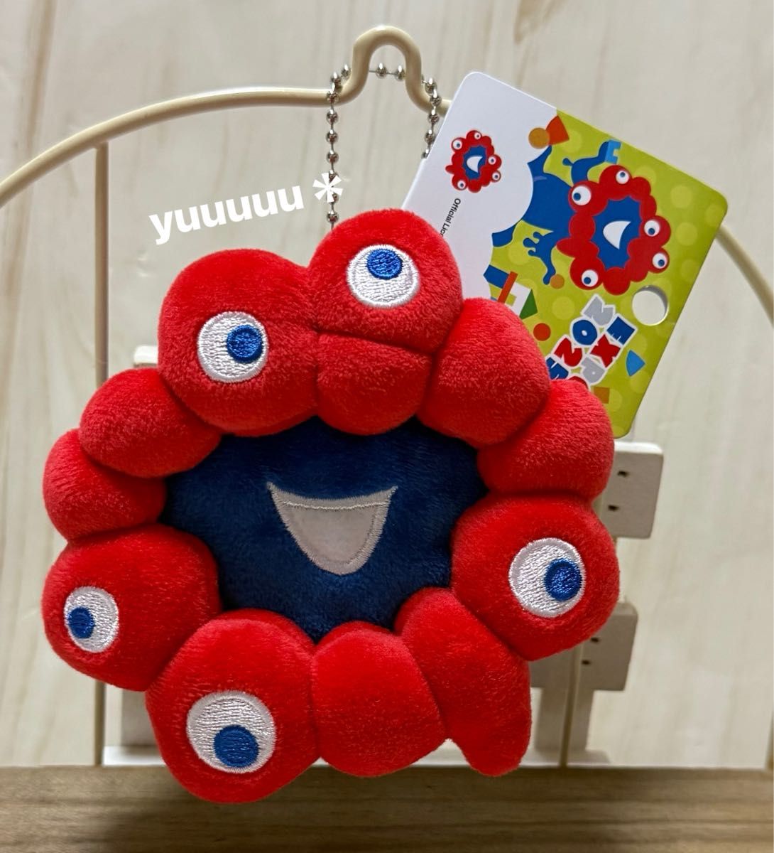 ミャクミャク ぬいぐるみ ボールチェーン マスコット フェイス 万博