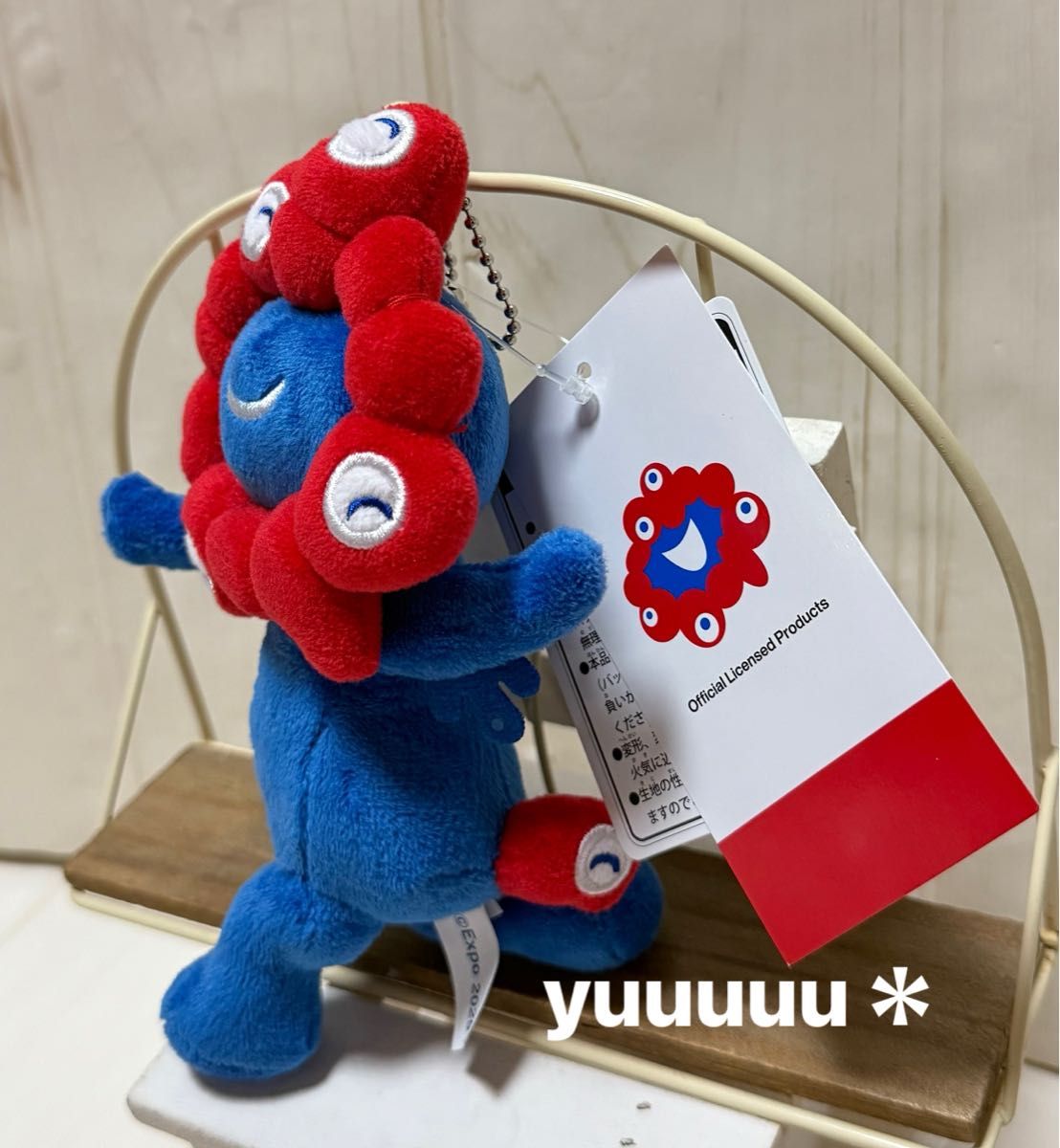 ミャクミャク にっこり マスコット 新品 万博 ぬいぐるみ キーチェーン