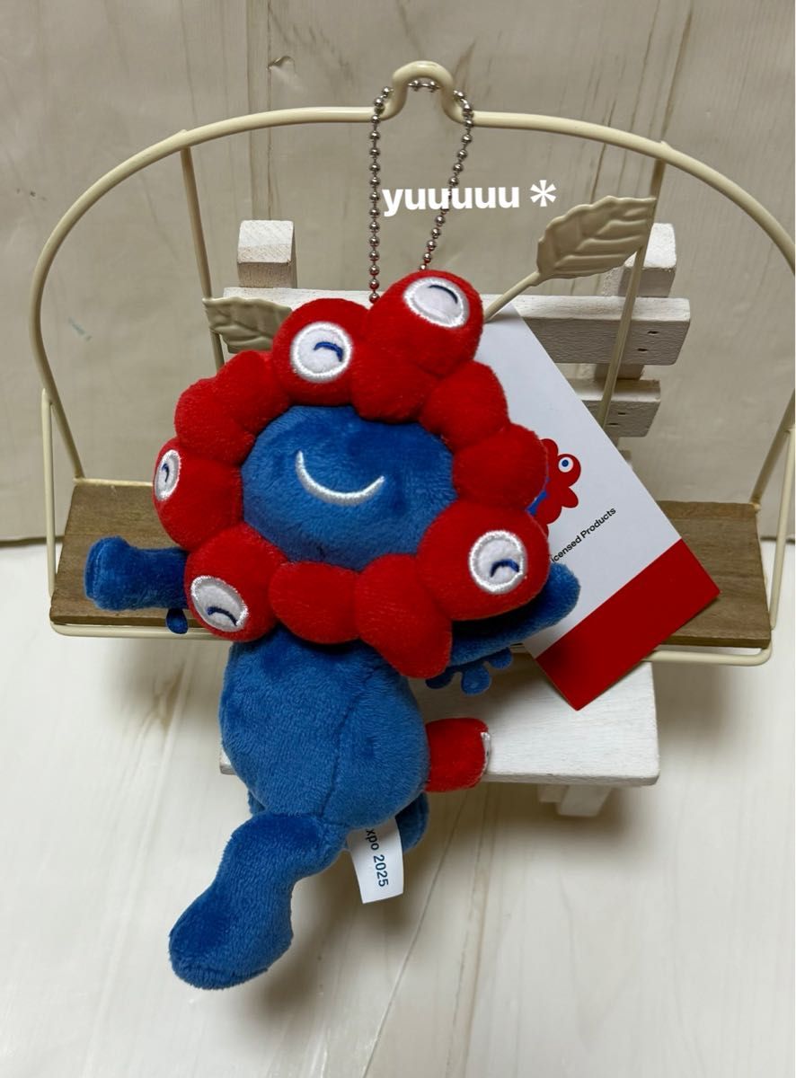 ミャクミャク にっこり マスコット 新品 万博 ぬいぐるみ キーチェーン