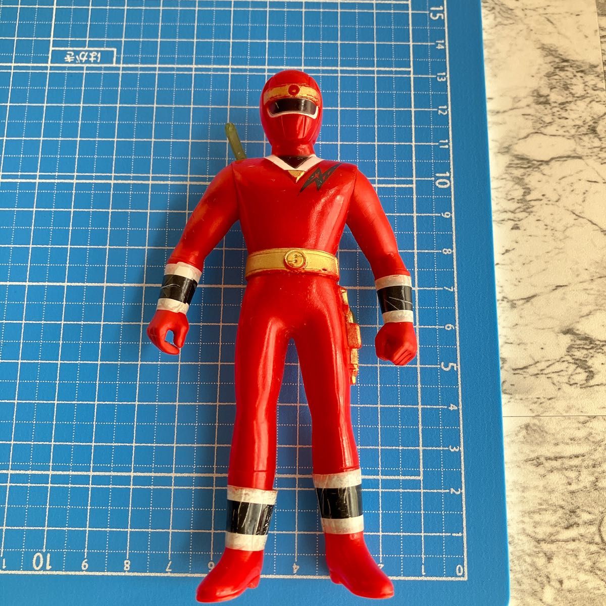 忍者戦隊カクレンジャー 日本製 希少ソフビ 5体 当時物 BANDAI テレビ