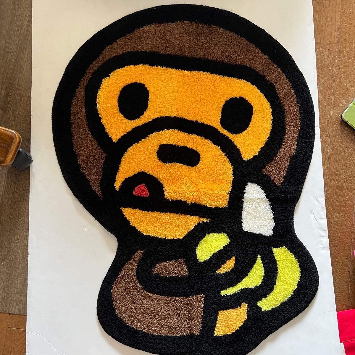 A BATHING APE BAPE マイロ デザイン マット ラグ 絨毯 ラグマット