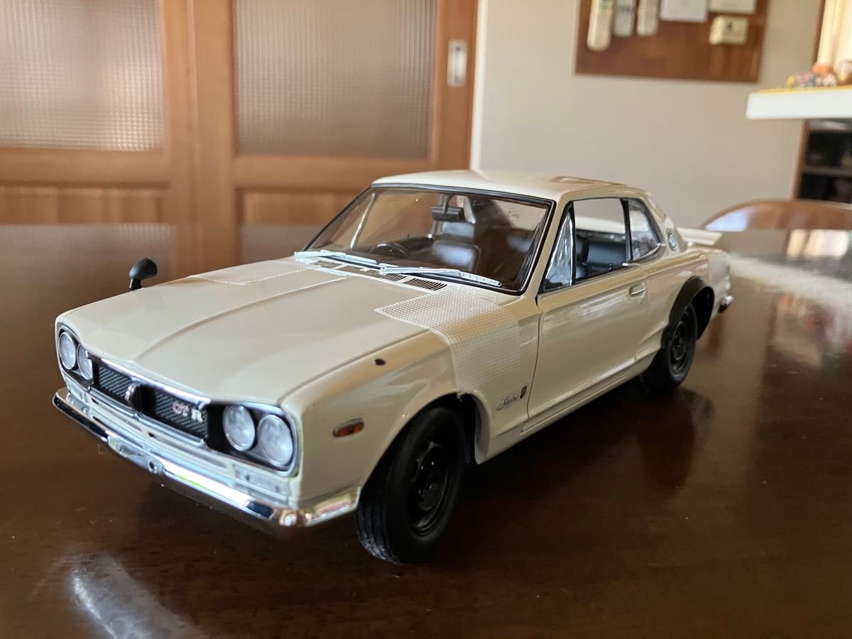 1/18 京商 スカイラインGT-R ハコスカ ミニカー コレクション ホワイト