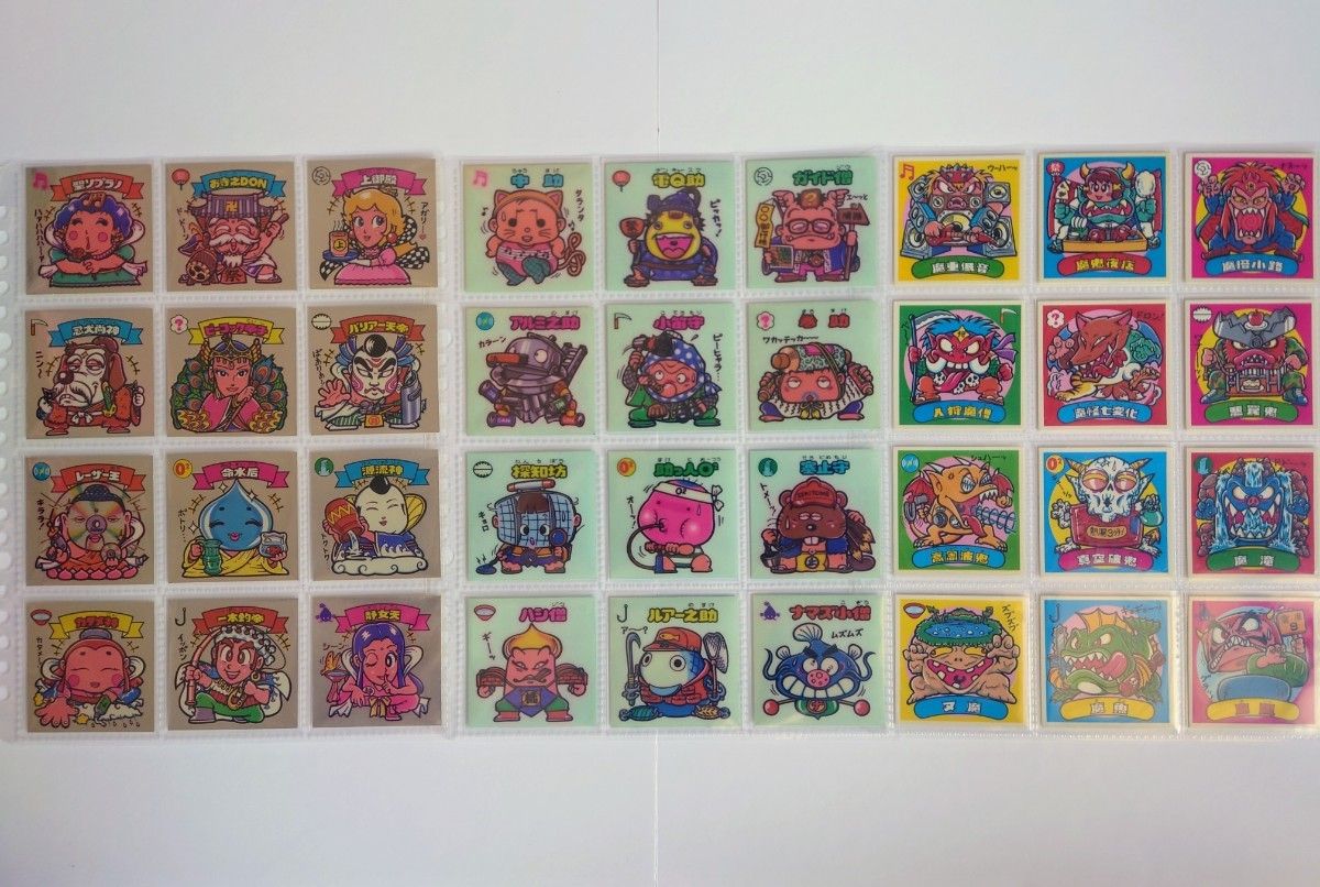 極美品揃い）ビックリマンシール チョコ版7弾すくみ コンプ36枚セット