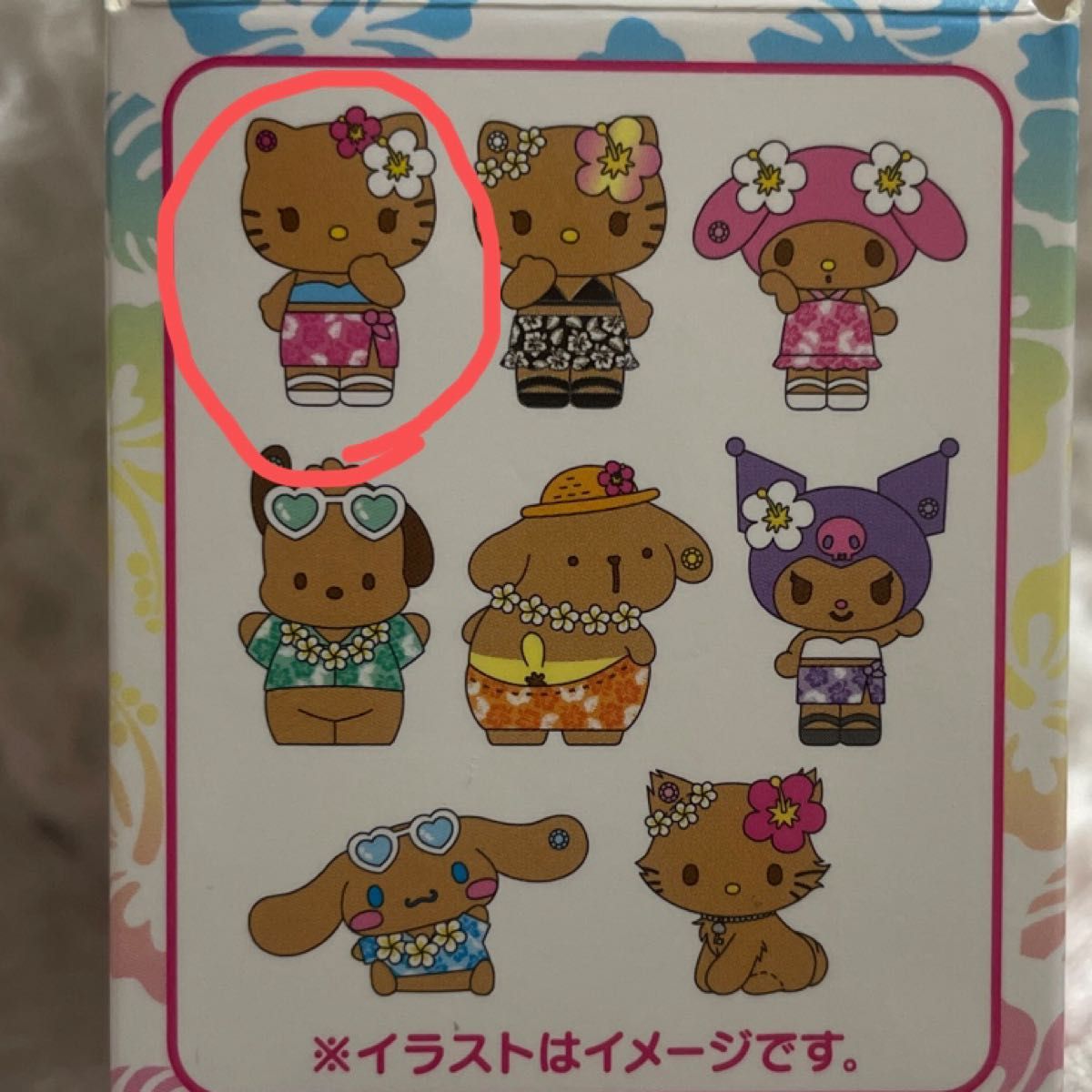 サンリオ トコナツ シークレット マスコット フィギュア ハローキティ