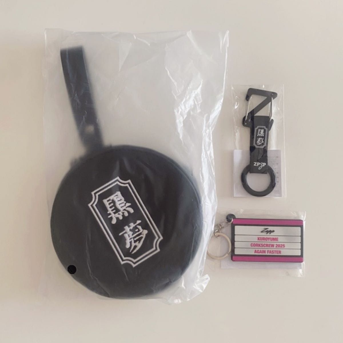 ZPZP 黒夢 ZEPP コラボ ポーチ ＆ ネームボードキーホルダー