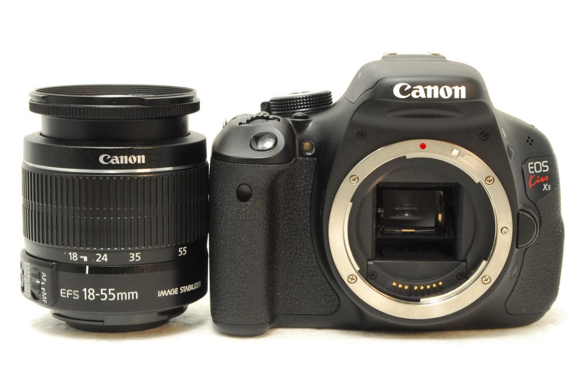 キヤノン Kiss X5☆液晶画面が動く一眼レフ♪スマホ転送OK☆ キヤノン