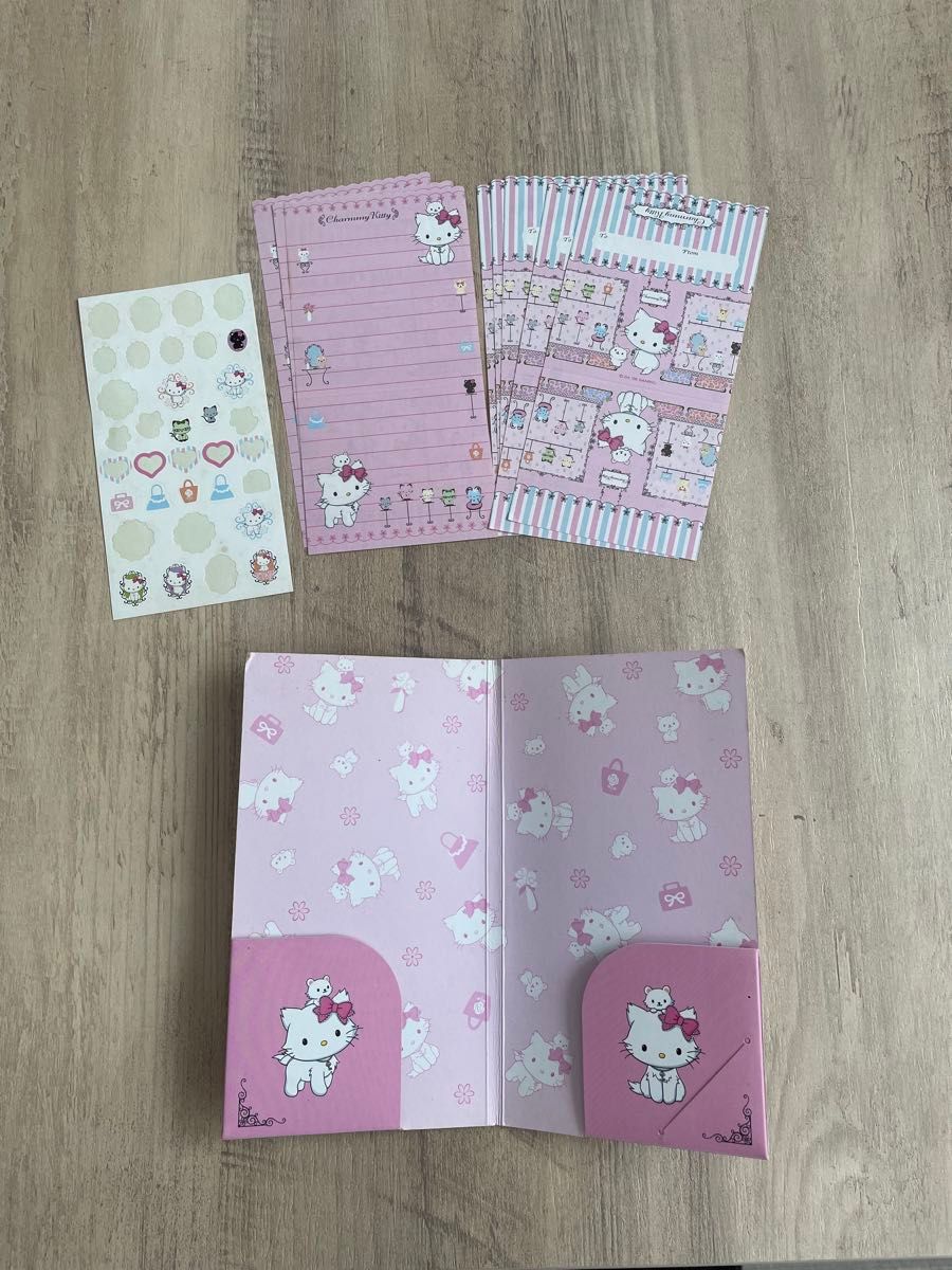 ハローキティ チャーミーキティ レターセット メモ帳｜Yahoo!フリマ