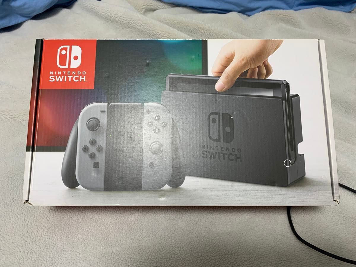 オ*オ様 Nintendo Switch グレー 本体 箱付き 抜け無し ニンテンドー