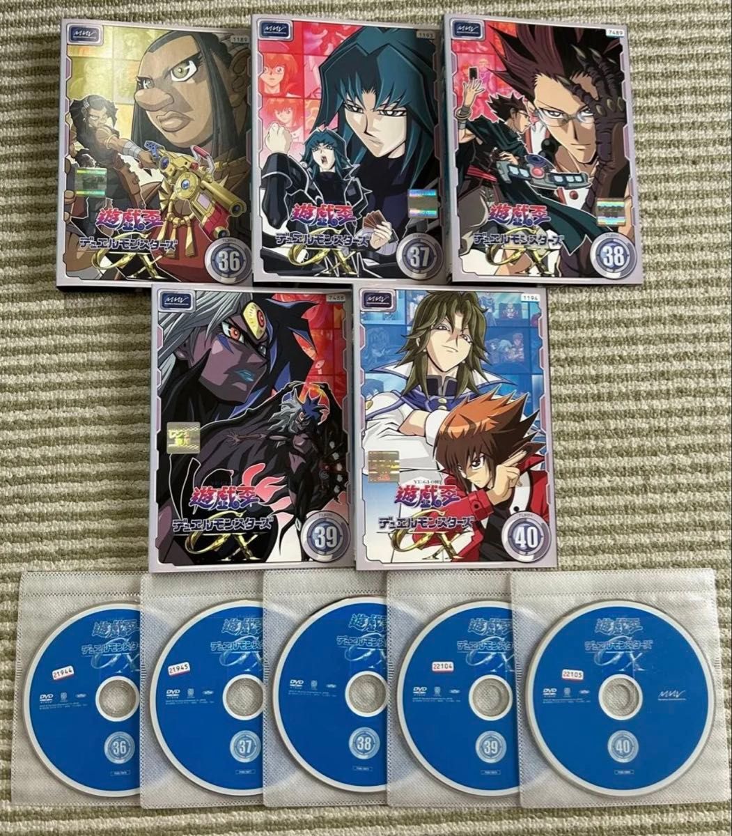 遊戯王デュエルモンスターズGX 全45巻セット 完結 DVD アニメ ケース