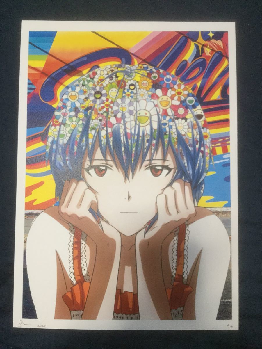 DEATH NYC エヴァンゲリオン 綾波レイ 限定アート シルクスクリーン