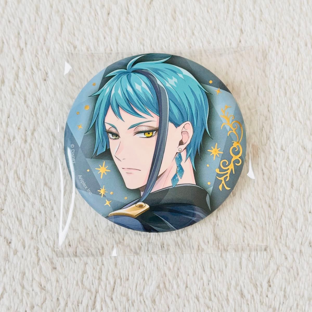 ツイステ ポップアップ ブレイジングジュエル オーロラカード 缶バッジ