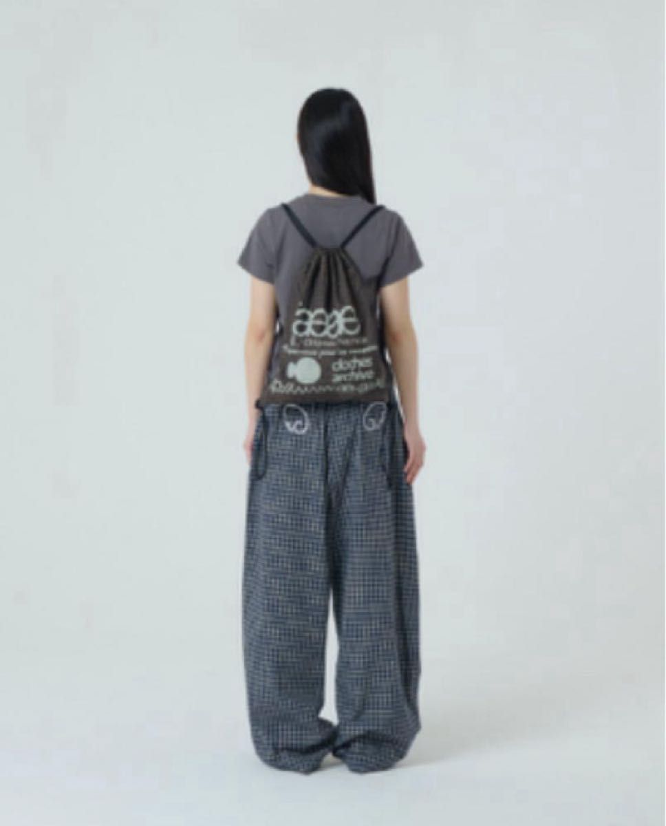 新品 aeae ナップサック ドット グレー 韓国限定 正規品｜Yahoo!フリマ