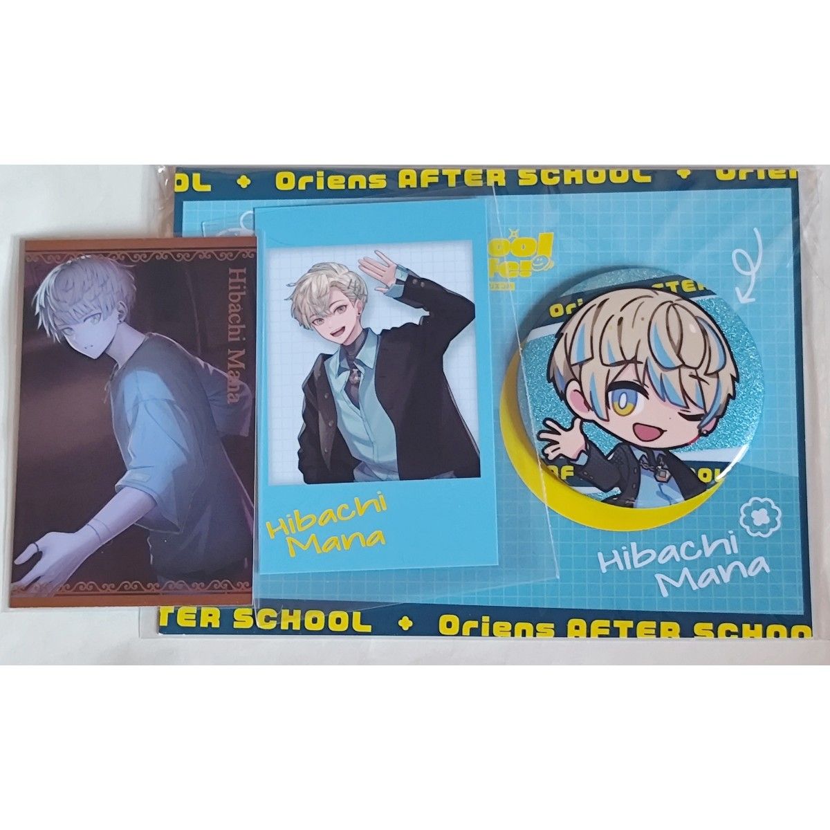 にじさんじ 緋八マナ ボイスビジュアルカード 放課後オリエンス 缶