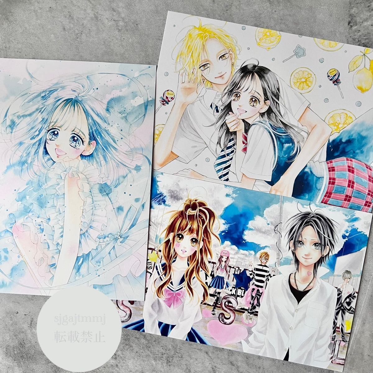 村田真優 流れ星レンズ りぼんフェスタ2025 イラストカード カラー扉