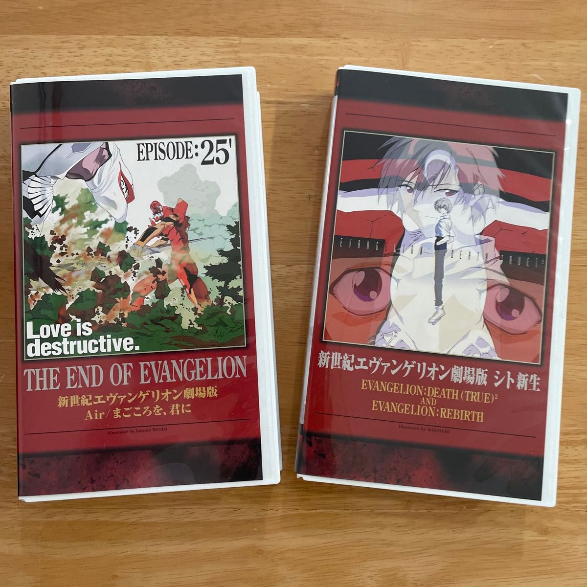新世紀エヴァンゲリオン 劇場版BOX (完全初回限定版) VHS 2巻 旧劇場版