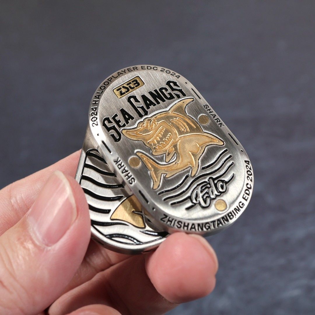 新品 メカニカルフィジェットスライダー シャーク フィジェットトイ