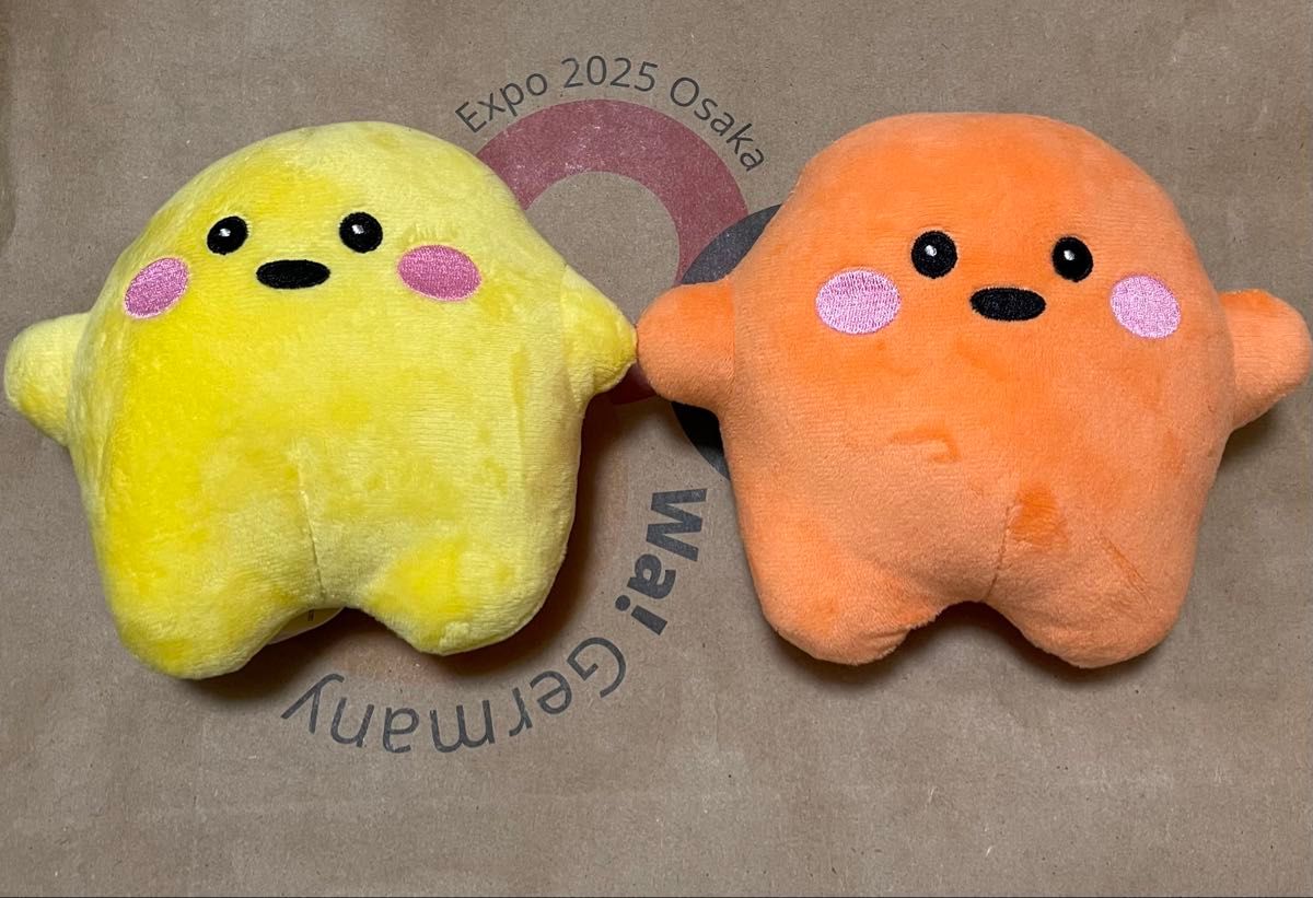 サーキュラーちゃん ぬいぐるみ 黄色＆オレンジ 大 ドイツ館限定