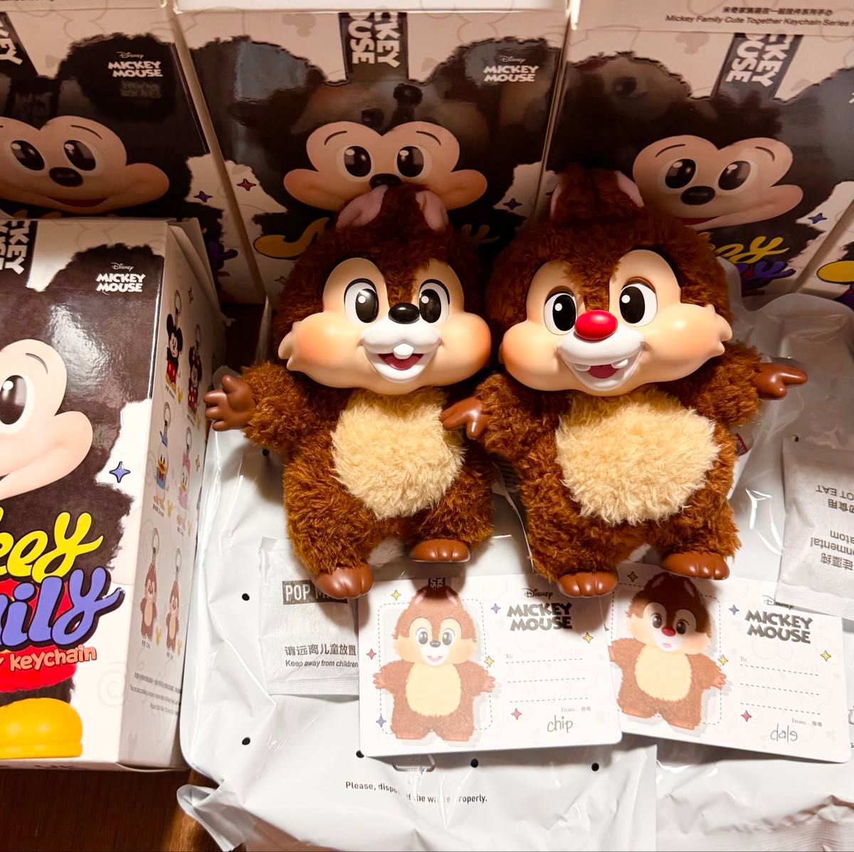 正規品】ミッキーファミリー POPMART Mickey Family ぬいぐるみキー