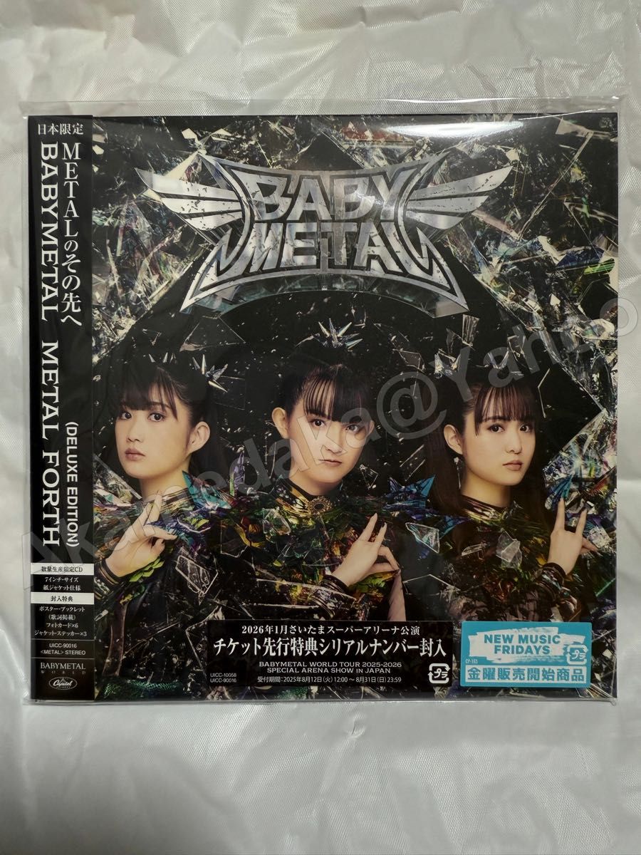 新品 直筆サインカード BABYMETAL METAL FORTH DELUXE EDITION