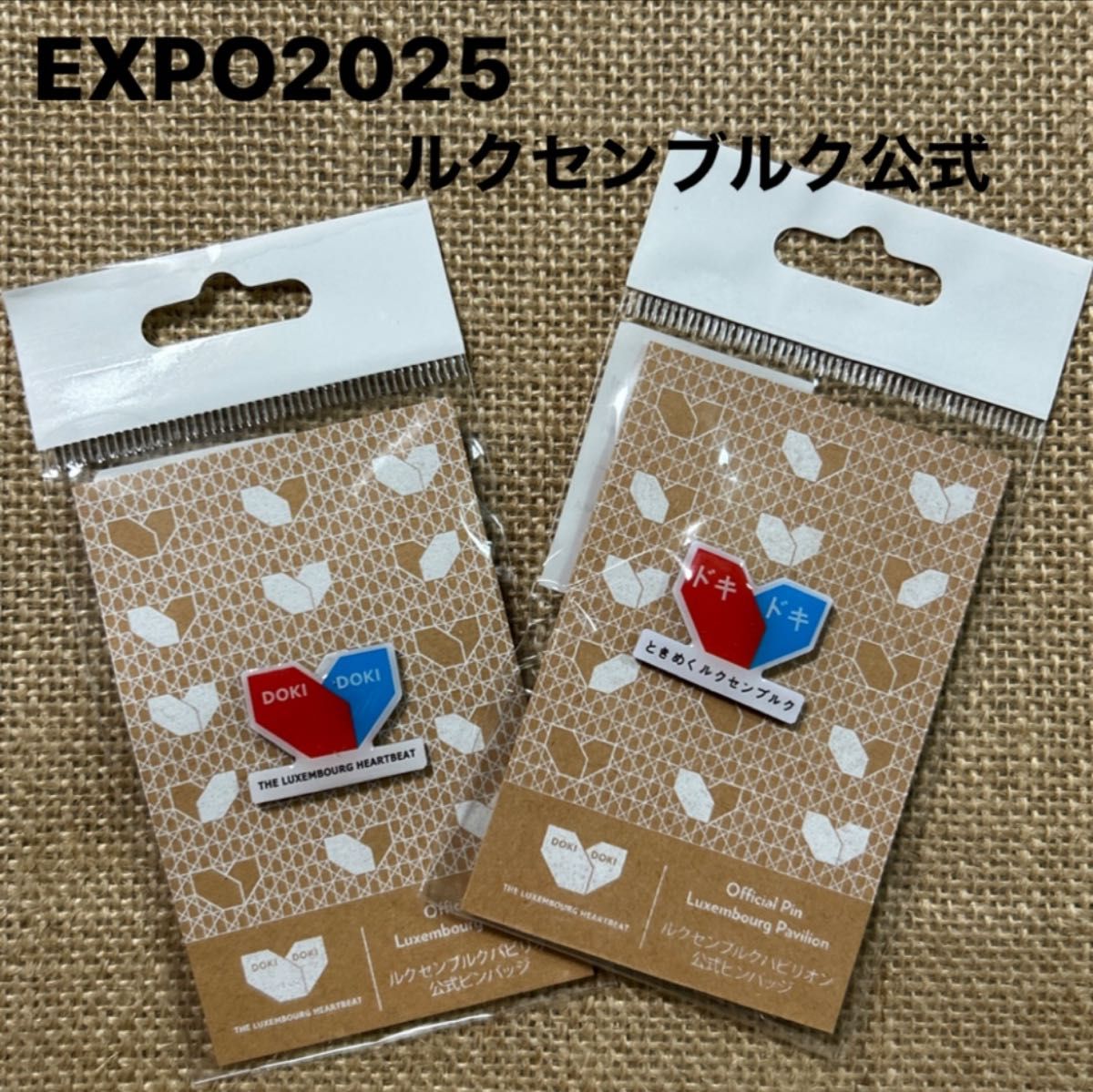 EXPO2025 ルクセンブルクパビリオン公式ピンバッジ 大阪関西万博 新品