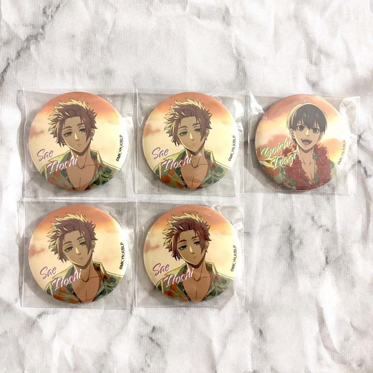 わ*こ様 糸師兄弟 ホログラム缶バッジ 32個 わ*こ様 糸師兄弟