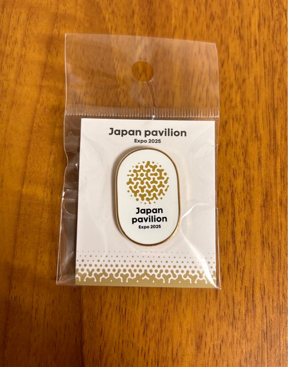 大阪関西万博 日本館 ピンバッジ 外観 ロゴ 2個セット ピンバッチ
