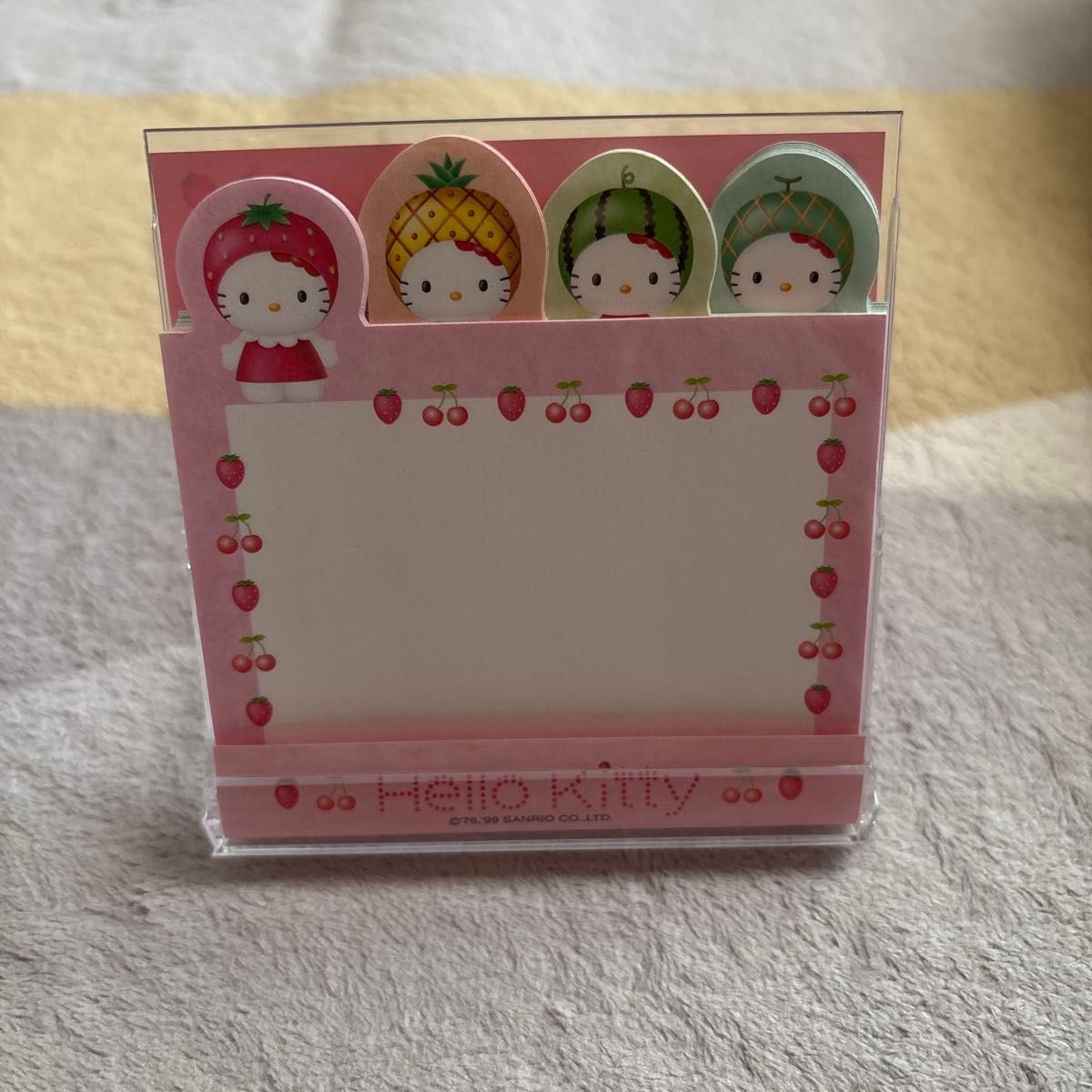 ハローキティ フルーツ メモ ケース入り サンリオ 平成レトロ｜Yahoo