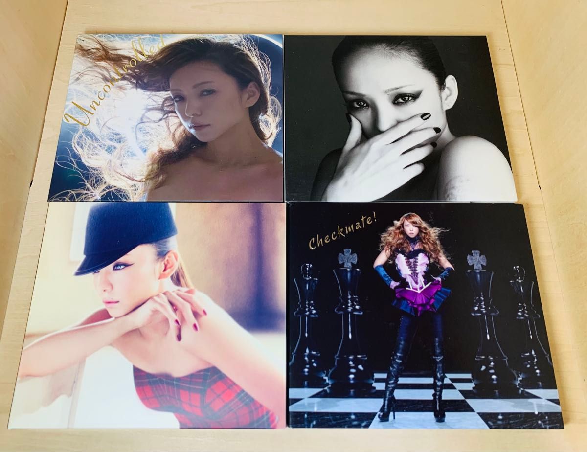 安室奈美恵 CD アルバム 4枚セット 初回盤 CD+DVD 特典 3Dカード付