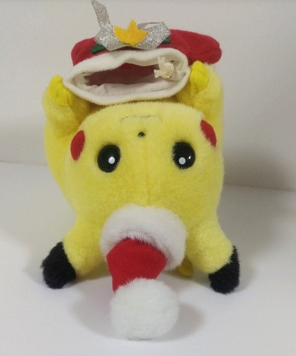 TOMY ポケモン ピカチュウ クリスマス サンタ ぬいぐるみ 初期 レトロ