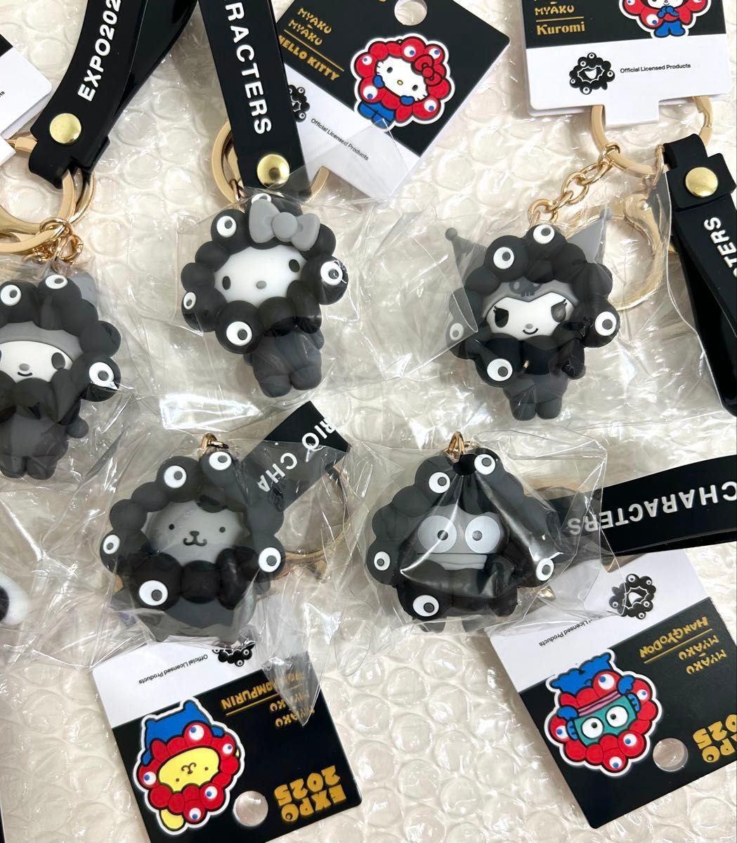 コンプリートセット】万博限定 サンリオ 黒ミャクミャク なりきり