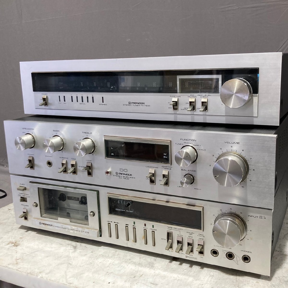 Pioneer SA-7900 TX-9700 CT-415 オーディオセット G】PIONEER SA-7900