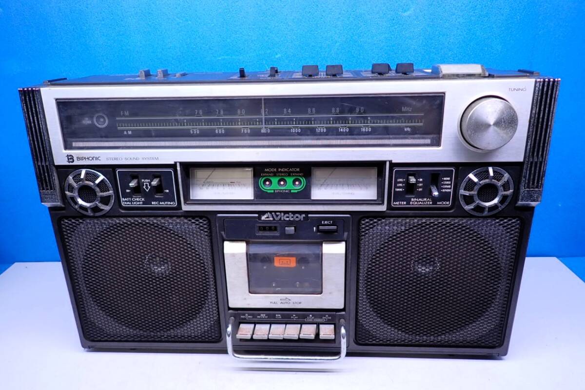 VICTOR ビクター RC-838 ステレオラジカセ。