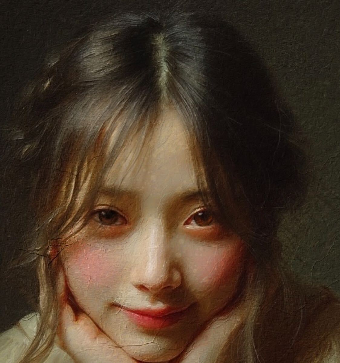 最高傑作・美しい女性の絵画・肖像画・絵画】華やかな女性をモデルに