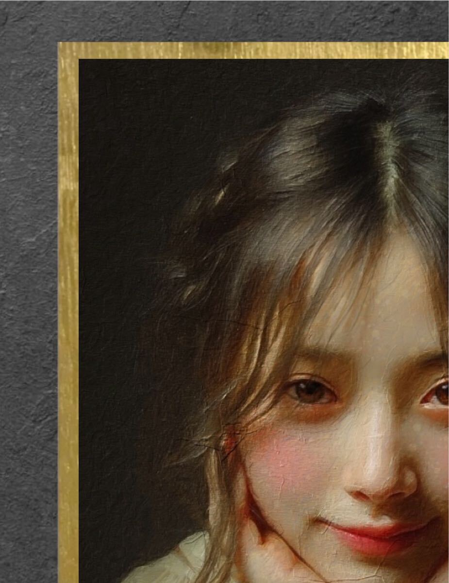 最高傑作・美しい女性の絵画・肖像画・絵画】華やかな女性をモデルに