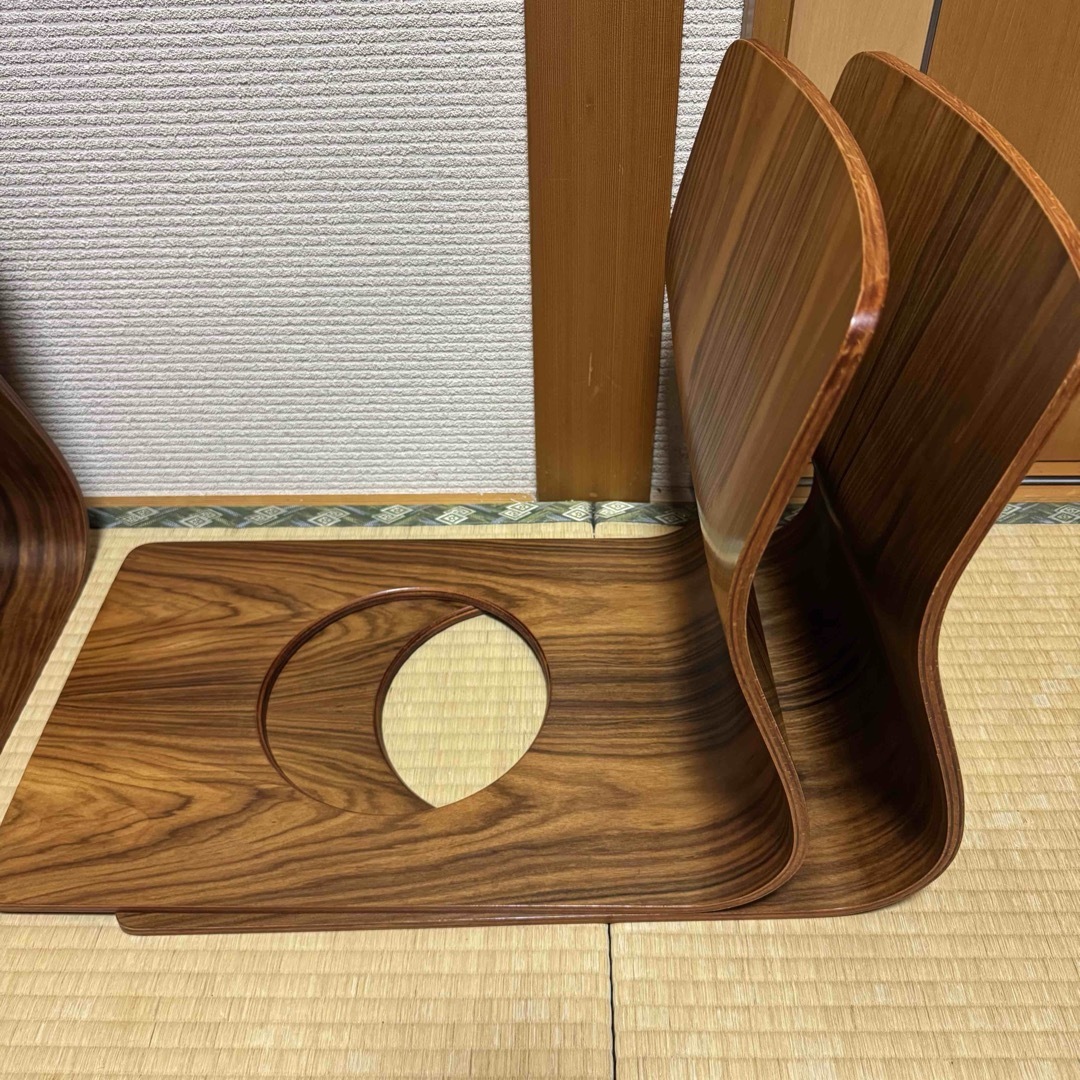 天童木工 座椅子 2脚セット○Tendo 曲木 天童木工 Tendo 座椅子 2脚