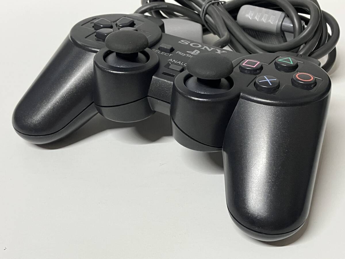 PS アナログコントローラ ダイヤモンドブラック SCPH-1200 黒