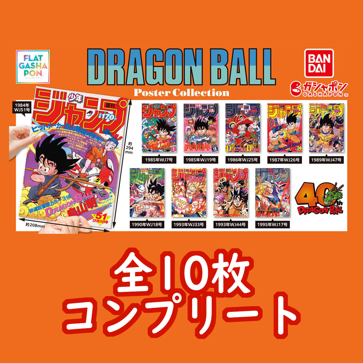 10枚セット コンプリート ドラゴンボール ポスターコレクション DRAGON