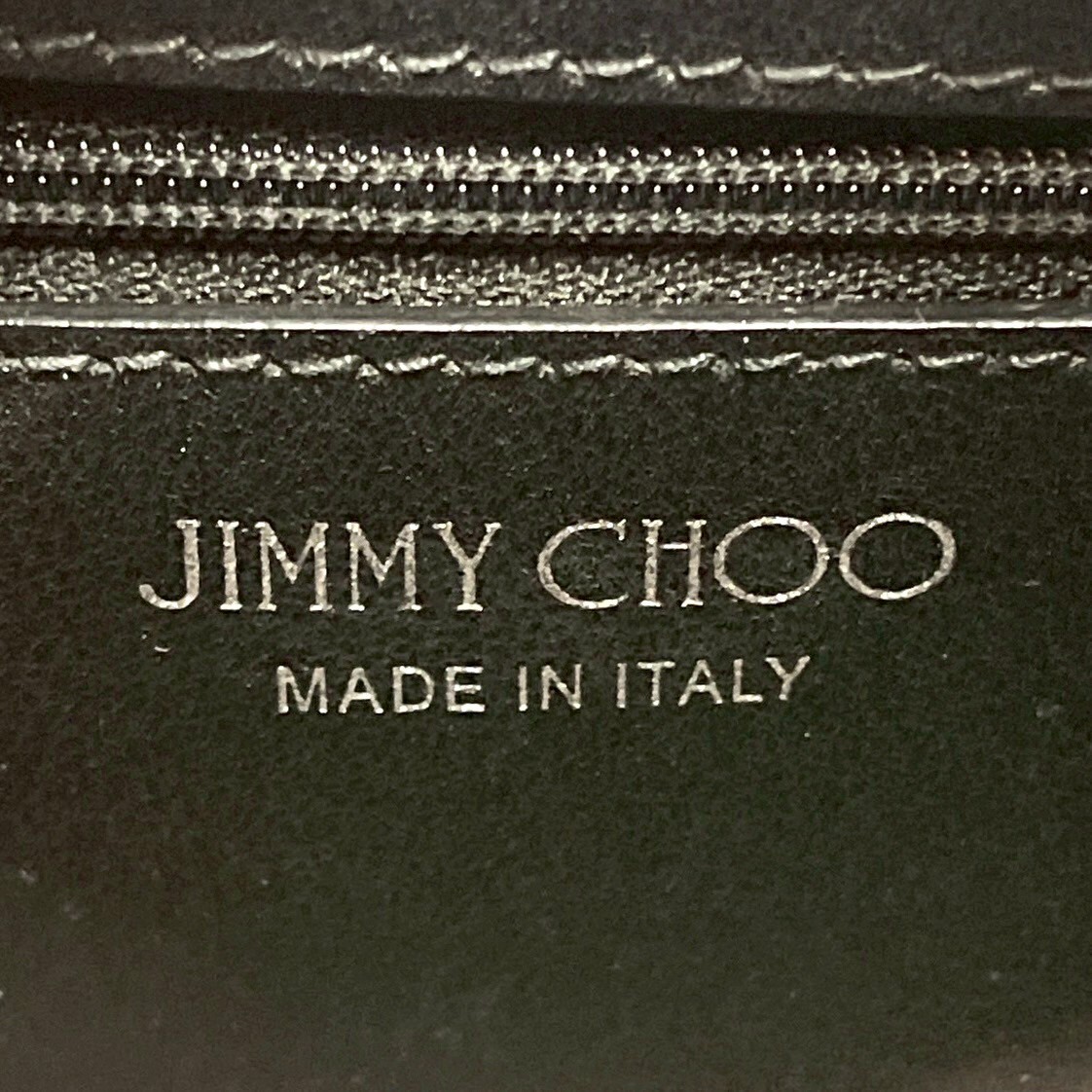 未使用級 JIMMY CHOO MINI SARA BLACK ブラック 黒 ミニサラ ジミー