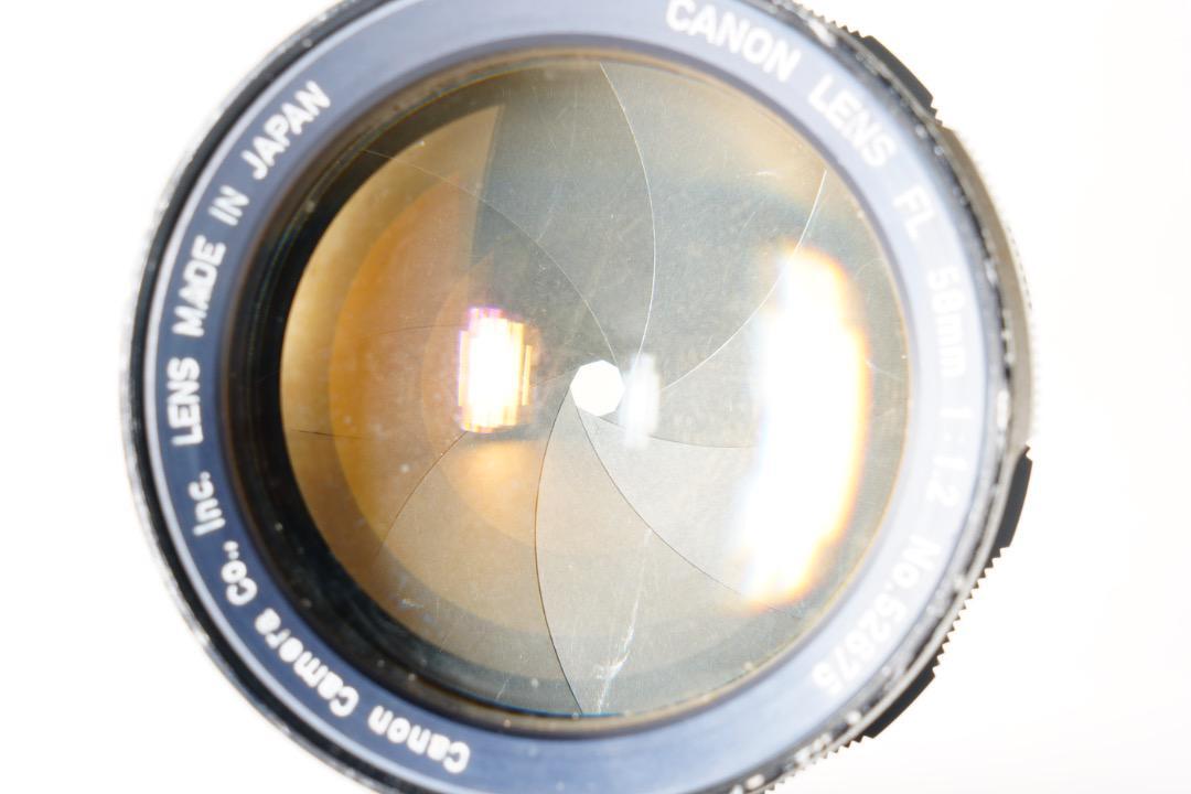 訳あり動作◎ Canon FL 58mm F1.2 オールドレンズ 675 訳あり動作◎