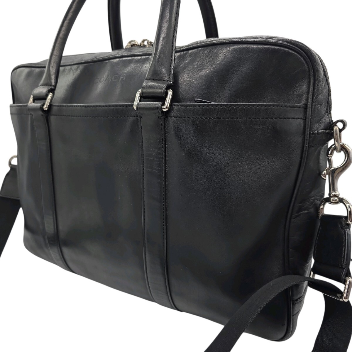 ◇COACH メンズ ビジネスバッグ F71066◇中古 美品 コーチ ビジネス