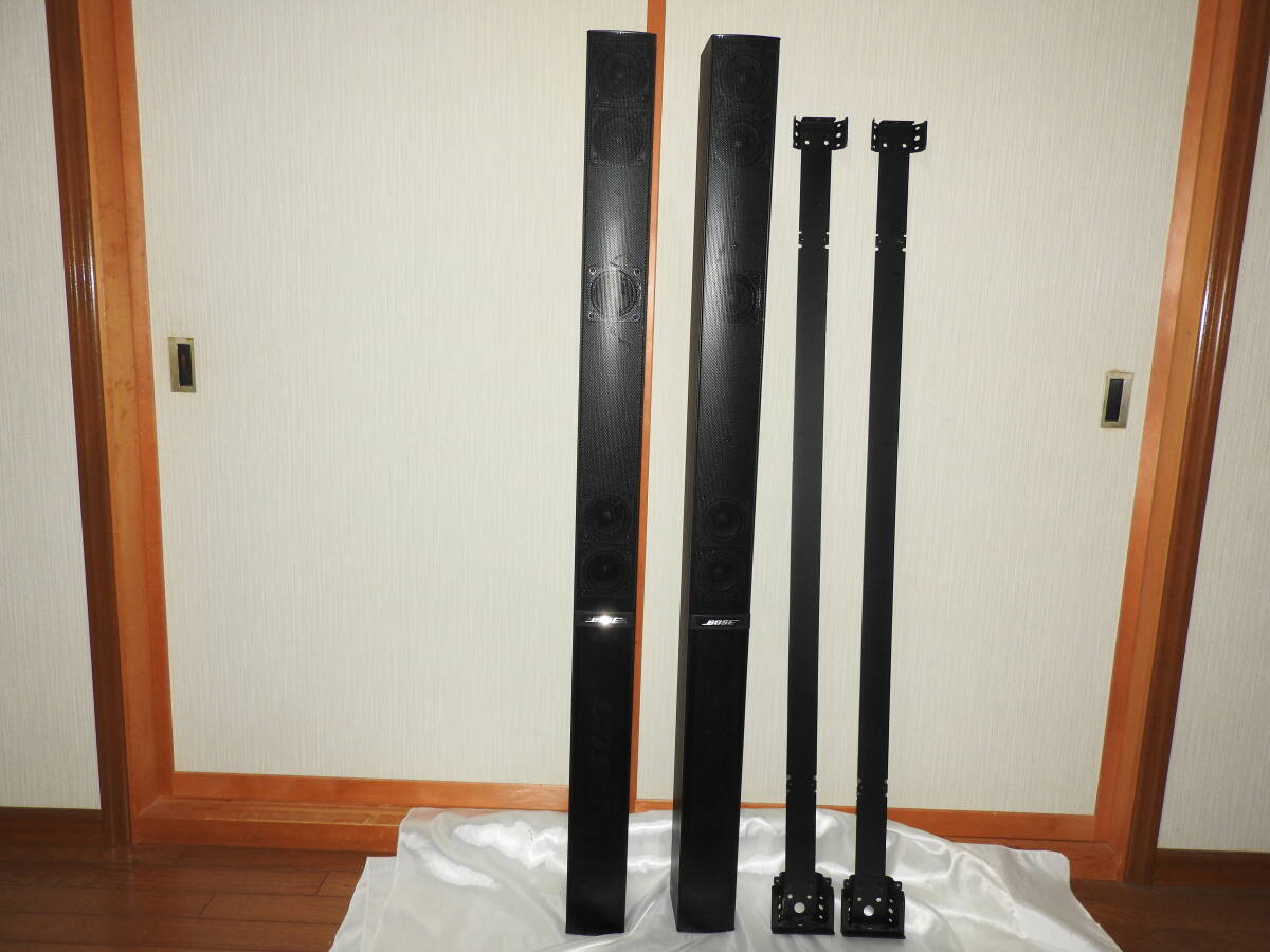 BOSE ボーズ トールボーイ スピーカー 55WER ブラック 壁取付金具付き