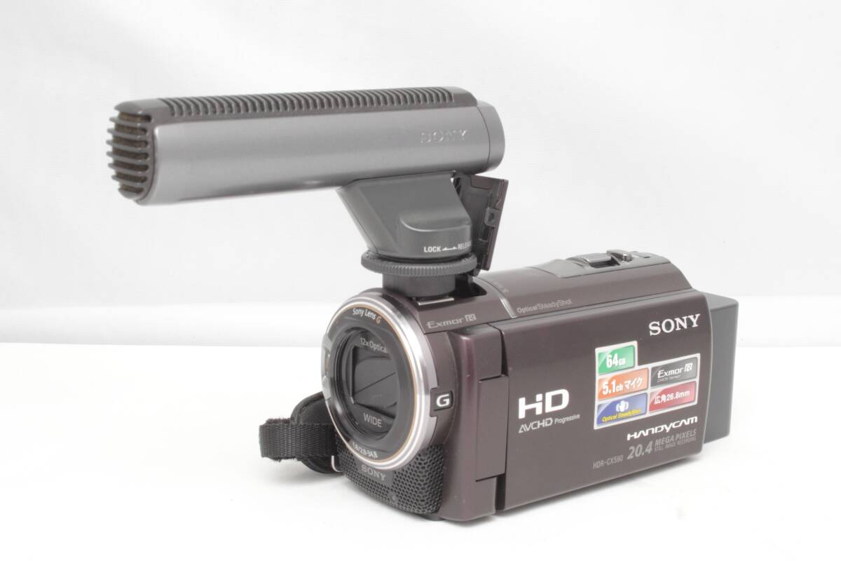 Sony HDR-CX590 ビデオカメラ 本体 SONY HDR-CX590V (S) [シャンパン