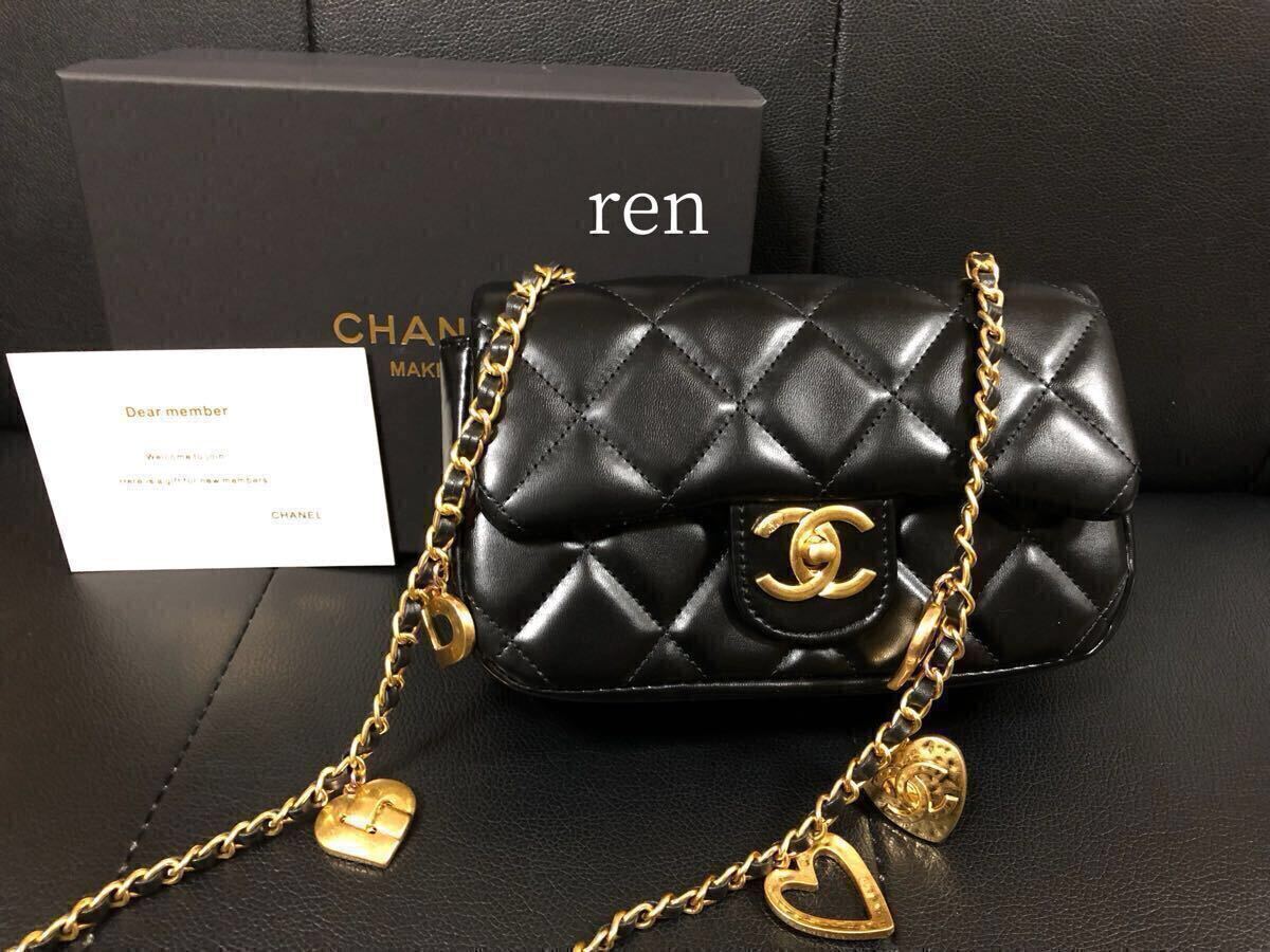 新品 シャネル ノベルティ CHANEL ショルダーバッグ ゴールドチェーン